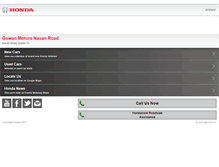 Tablet Screenshot of gowannavanroadhonda.ie